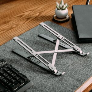 a model airplane on a desk